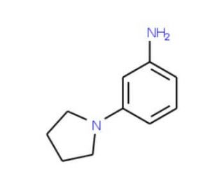 3-(Pyrrolidin-1-yl)aniline (CAS 115833-93-7) - chemical structure image