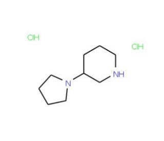 3-Pyrrolidin-1-yl-piperidine dihydrochloride - chemical structure image