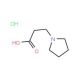 3-Pyrrolidin-1-yl-propionic acid hydrochloride (CAS 76234-38-3) - chemical structure image