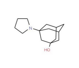 3-Pyrrolidin-1-yladamantan-1-ol - chemical structure image