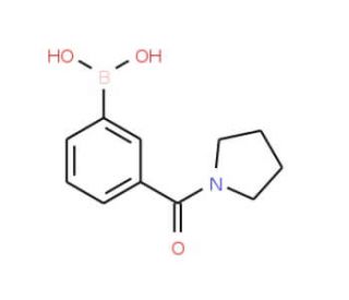3-(Pyrrolidin-1-ylcarbonyl)benzeneboronic acid (CAS 723281-53-6) - chemical structure image