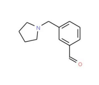 3-(Pyrrolidin-1-ylmethyl)benzaldehyde (CAS 884507-42-0) - chemical structure image