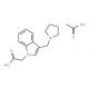(3-Pyrrolidin-1-ylmethyl-indol-1-yl)-acetic acid acetate - chemical structure image