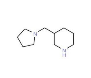 3-Pyrrolidin-1-ylmethyl-piperidine (CAS 514842-98-9) - chemical structure image