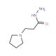 3-pyrrolidin-1-ylpropanohydrazide (CAS 59737-32-5) - chemical structure image