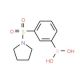 3-(Pyrrolidin-1-ylsulphonyl)benzeneboronic acid (CAS 871329-61-2) - chemical structure image