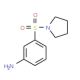 3-(Pyrrolidine-1-sulfonyl)-phenylamine (CAS 91619-38-4) - chemical structure image