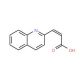 3-Quinolin-2-yl-acrylic acid (CAS 81124-50-7) - chemical structure image