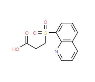 3-(Quinoline-8-sulfonyl)-propionic acid - chemical structure image