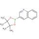 3-Quinolineboronic acid pinacol ester (CAS 171364-85-5) - chemical structure image