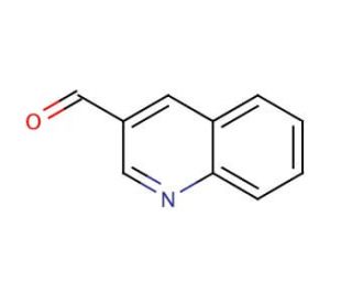 3-Quinolinecarboxaldehyde (CAS 13669-42-6) - chemical structure image