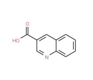 3-Quinolinecarboxylic Acid (CAS 6480-68-8) - chemical structure image