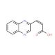 3-Quinoxalin-2-yl-acrylic acid (CAS 1593-24-4) - chemical structure image