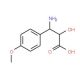 3-(R)-Amino-2-(R)-hydroxy-3-(4-methoxyphenyl)propionic acid (CAS 55610-83-8) - chemical structure image
