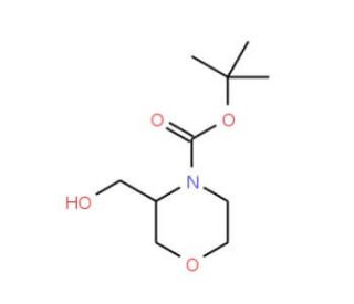 3(R)-Hydroxymethyl-4-bocmorpholine (CAS 215917-99-0) - chemical structure image