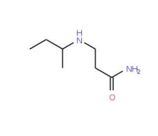 3-(sec-Butylamino)propanamide - chemical structure image