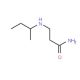 3-(sec-Butylamino)propanamide - chemical structure image