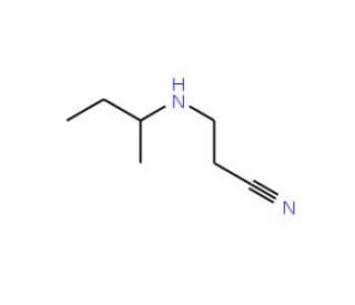3-(sec-Butylamino)propanenitrile - chemical structure image