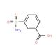 3-Sulfamoyl-benzoic acid (CAS 636-76-0) - chemical structure image