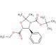 3-(t-Boc)-2,2-dimethyl-4-phenyl-1,3-oxazolidin-5-yl]formic Acid Ethyl Ester (CAS 143527-74-6) - chemical structure image
