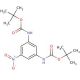 3-t-But-(oxycarboxylamino-5-nitrophenyl) carbamic acid t-butyl ester (CAS 887578-50-9) - chemical structure image