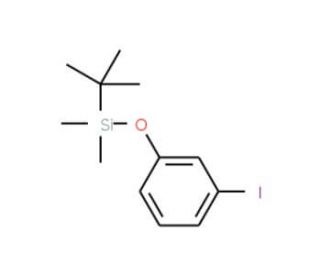 3-(t-Butyldimethylsiloxy)iodobenzene (CAS 133910-12-0) - chemical structure image