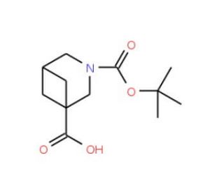 3-(tert-butoxycarbonyl)-3-azabicyclo[3.1.1]heptane-1-carboxylic acid - chemical structure image