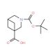 3-(tert-butoxycarbonyl)-3-azabicyclo[3.1.1]heptane-1-carboxylic acid - chemical structure image