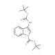 3-(tert-Butoxycarbonylamino)-1-(tert-butoxycarbonyl)indole - chemical structure image
