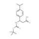3-tert-Butoxycarbonylamino-3-(4-isopropylphenyl)-propionic acid (CAS 453557-73-8) - chemical structure image