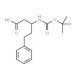 3-tert-Butoxycarbonylamino-5-phenyl-pentanoic acid (CAS 955314-80-4) - chemical structure image