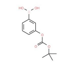 3-(tert-Butoxycarboxy)benzeneboronic acid (CAS 380430-69-3) - chemical structure image
