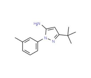 3-tert-Butyl-1-(3-methylphenyl)-1H-pyrazol-5-amine (CAS 898537-77-4) - chemical structure image
