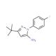 3-tert-Butyl-1-(4-fluorophenyl)-1H-pyrazol-5-amine (CAS 778611-16-8) - chemical structure image