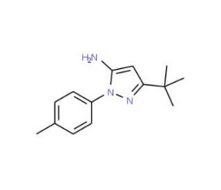 3-tert-butyl-1-(4-methylphenyl)-1H-pyrazol-5-amine (CAS 285984-25-0) - chemical structure image