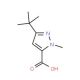 3-(tert-Butyl)-1-methyl-1H-pyrazole-5-carboxylic acid (CAS 175277-11-9) - chemical structure image