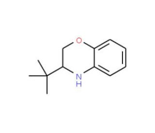 3-(tert-Butyl)-3,4-dihydro-2H-1,4-benzoxazine (CAS 32278-16-3) - chemical structure image