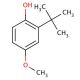 3-tert-Butyl-4-hydroxyanisole (CAS 121-00-6) - chemical structure image