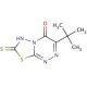 3-tert-butyl-7-mercapto-4H-[1,3,4]thiadiazolo[2,3-c][1,2,4]triazin-4-one - chemical structure image