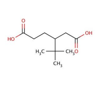 3-tert-Butyladipic acid (CAS 10347-88-3) - chemical structure image