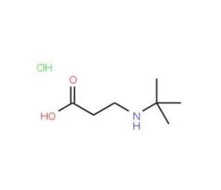 3-(tert-butylamino)propanoic acid hydrochloride (CAS 51482-99-6) - chemical structure image