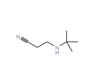 3-(tert-Butylamino)propionitrile (CAS 21539-53-7) - chemical structure image