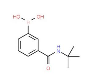 3-(tert-Butylaminocarbonyl)benzeneboronic acid (CAS 183158-30-7) - chemical structure image