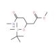 3-(TBDMS-oxy)-5-(1-methylamino)-5-oxopentanoic Acid Methyl Ester 的分子结构, CAS编号: 1076199-67-1 3-(TBDMS-oxy)-5-(1-methylamino)-5-oxopentanoic Acid Methyl Ester (CAS 1076199-67-1) - chemical structure image