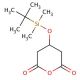 3-(tert-Butyldimethylsilyloxy)glutaric anhydride (CAS 91424-40-7) - chemical structure image