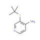 3-tert-Butylsulfanyl-pyridin-4-ylamine (CAS 782479-87-2) - chemical structure image