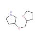 3-(Tetrahydro-2-furanylmethoxy)pyrrolidine - chemical structure image