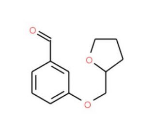 3-(Tetrahydro-furan-2-ylmethoxy)-benzaldehyde - chemical structure image