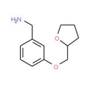 3-(Tetrahydro-furan-2-ylmethoxy)-benzylamine - chemical structure image
