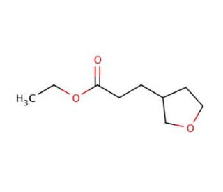 3-(Tetrahydro-furan-3-yl)-propionic acid ethyl ester (CAS 766539-77-9) - chemical structure image
